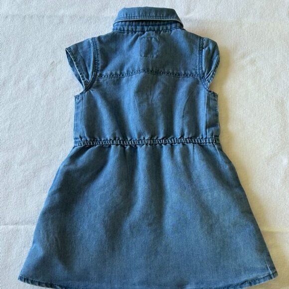Girls Levi's Sleeveless Button Down Dress Size 18 Month - Picture 4 of 9